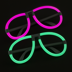 Neon Glow Party Glasses - Set of 2