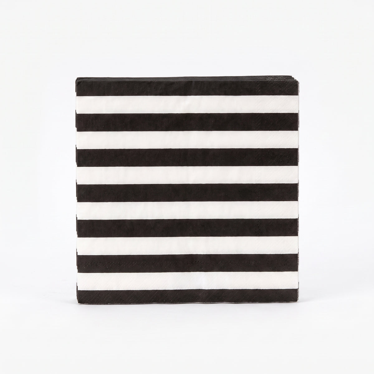 Printed Luncheon Napkins - 6.75 in. x 6.75 in. - Special 30 Count Black