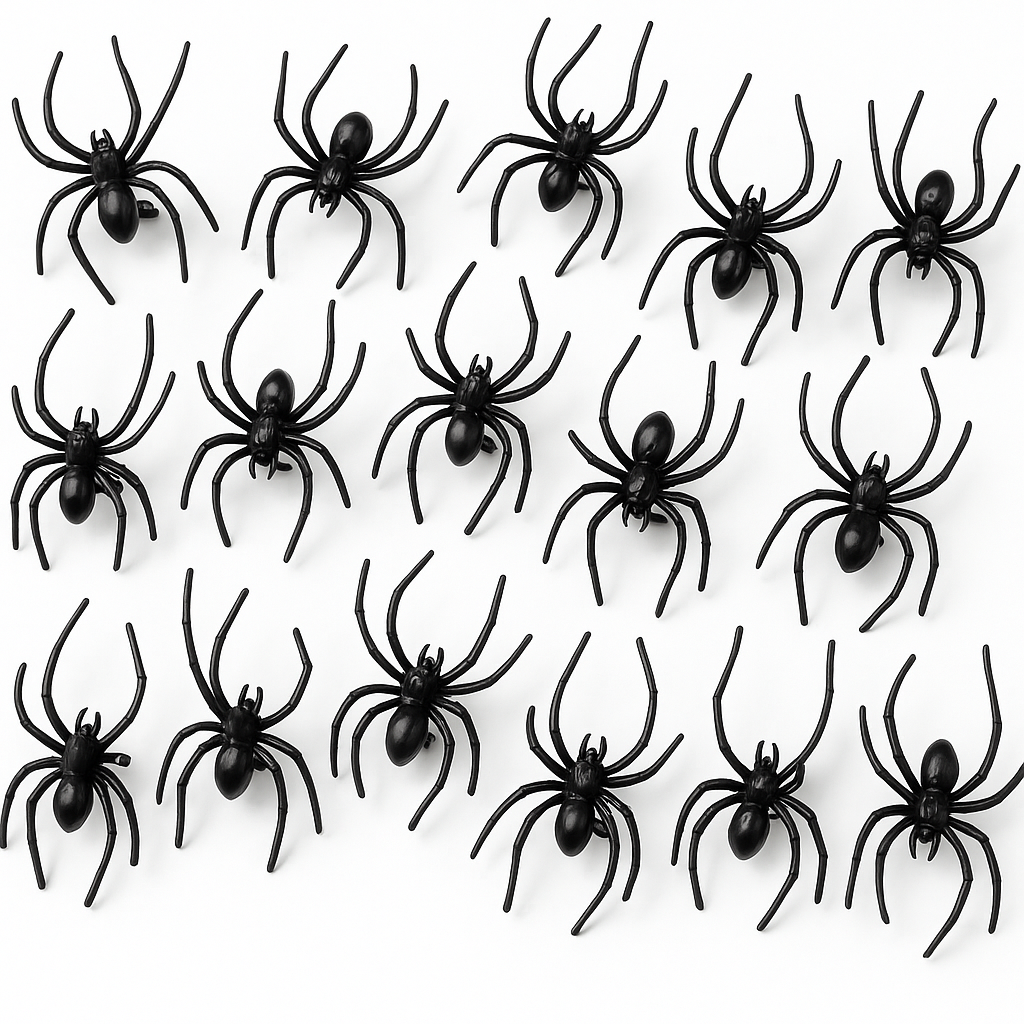 Spooky Clip-On Spider Favors for Halloween