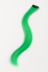 Festive Green Hair Extension ‚Äì Vibrant Team Spirit Accessory