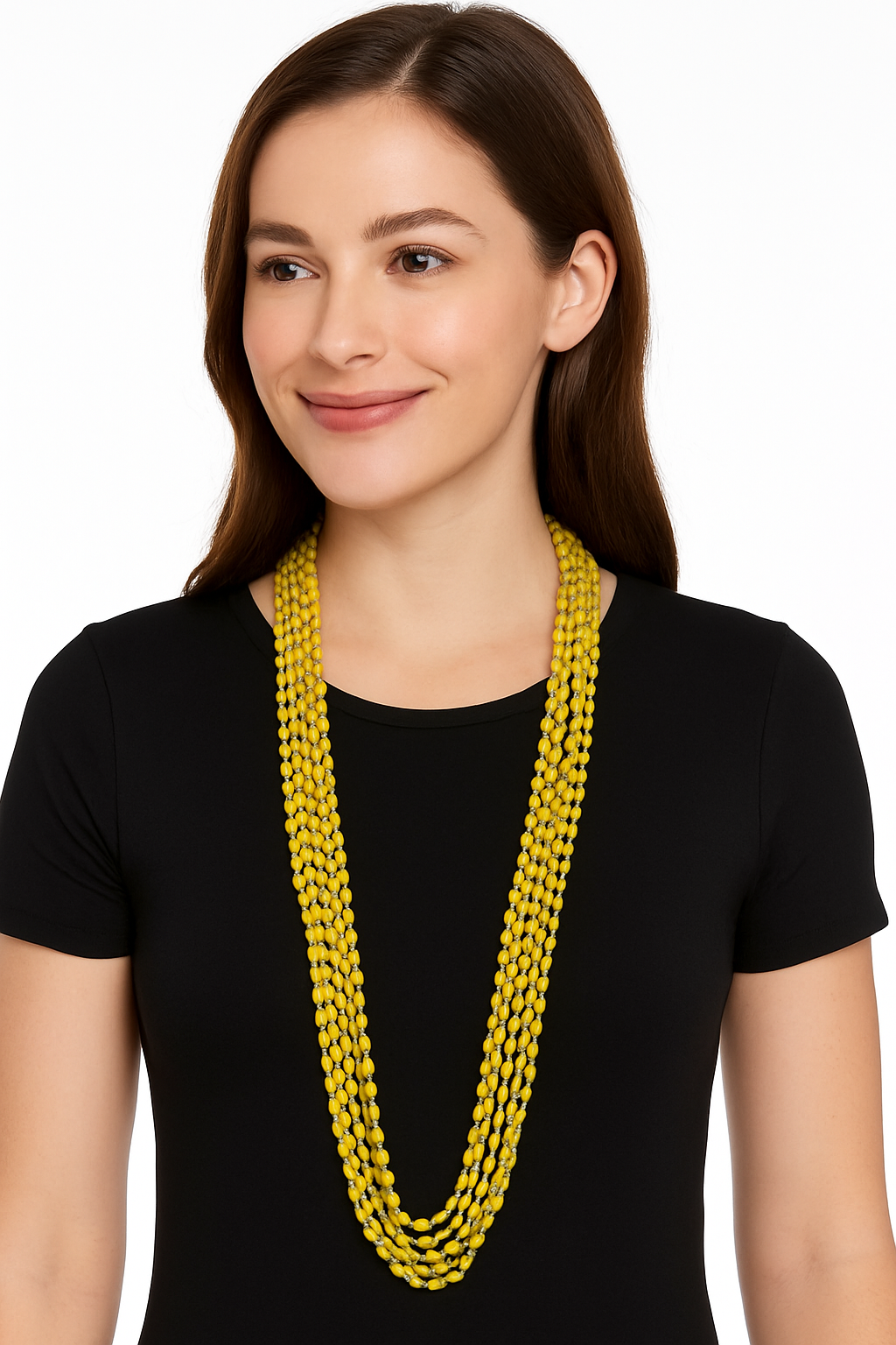 Gold Metallic Bead Necklace Pack - Perfect for Team Spirit and Celebrations