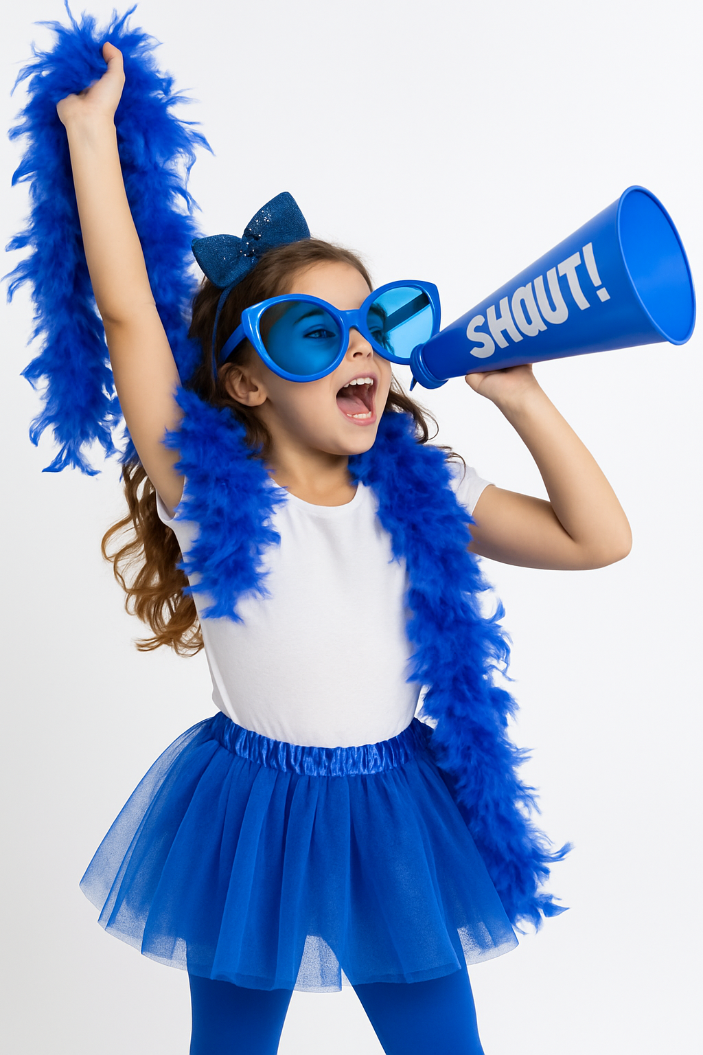 Royal Blue Child Tutu - Shimmering Costume Accessory