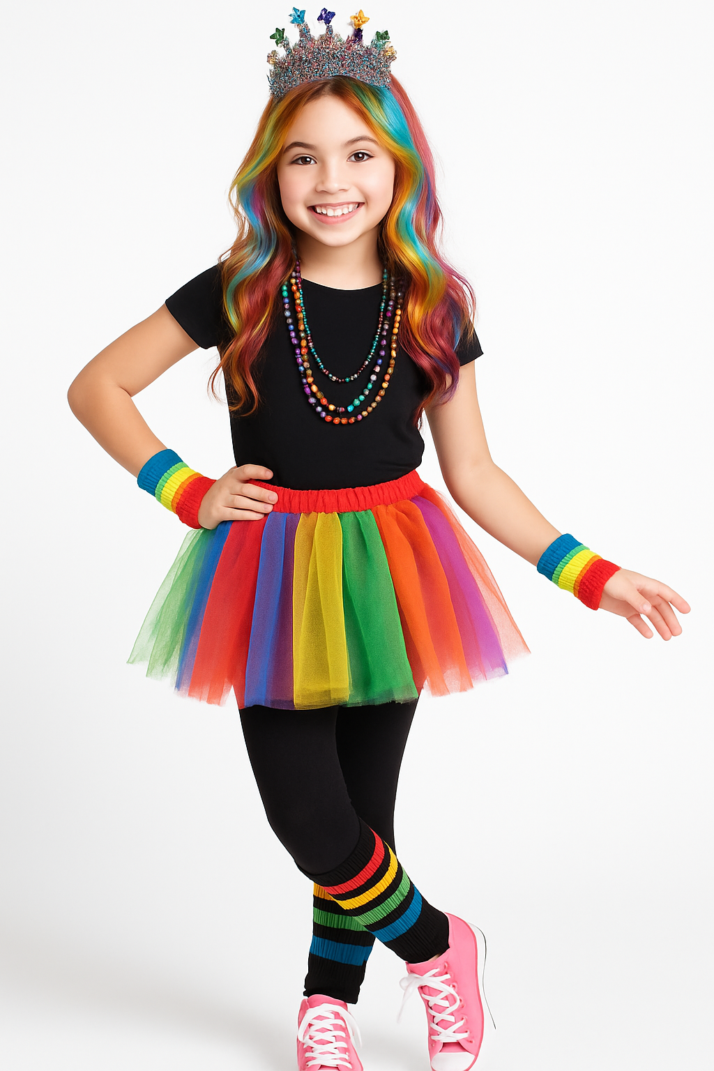 Bright Pink Child's Tutu for Costumes and Team Spirit