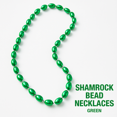 Shamrock Bead Necklaces Multipack ‚Äì 8 Pack for St. Patrick's Day