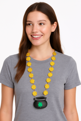 St. Patrick's Day Pot of Gold Coin Necklace