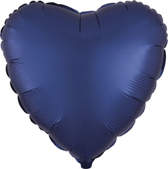 Luxurious Navy Heart Foil Balloon