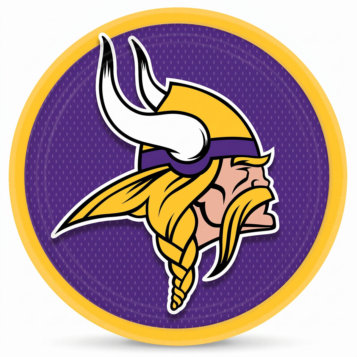 Minnesota Vikings 9" Round Paper Plates - NFL Party Collection