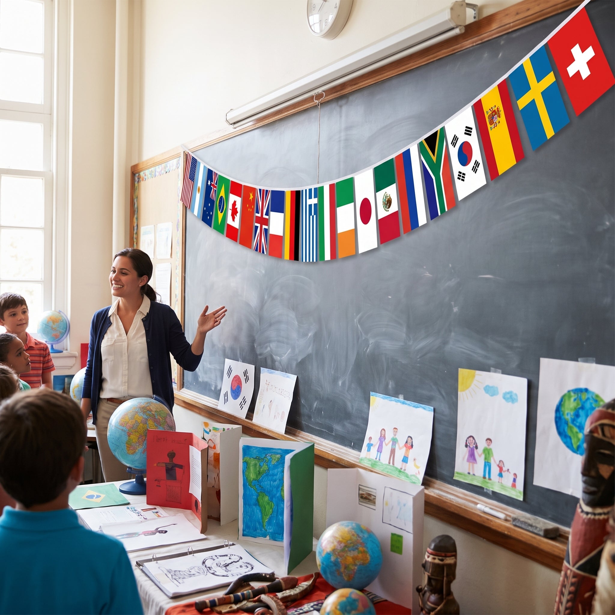 International Flag Pennant Banner