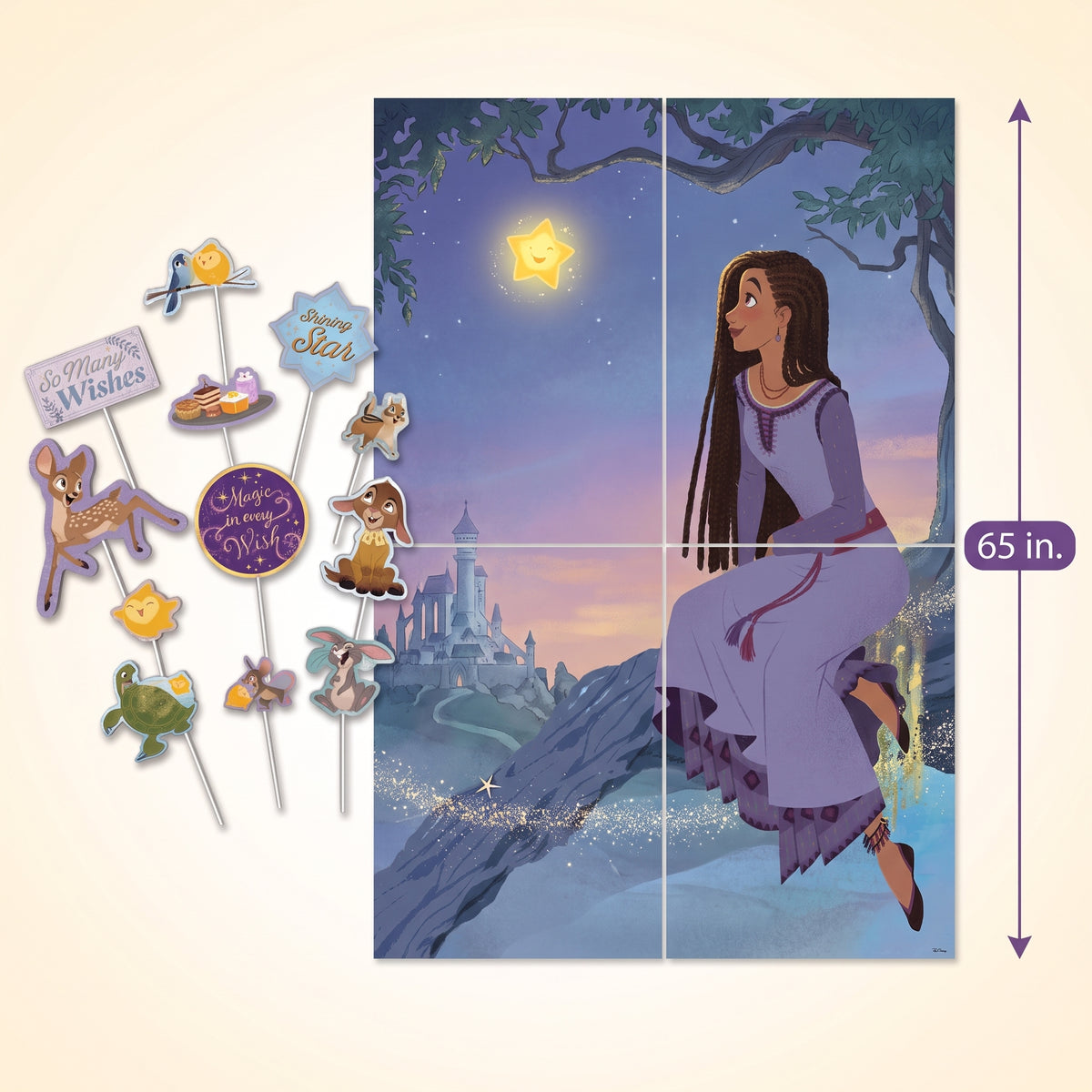 Disney Wish Scene Setter with Magical Photo Booth Props