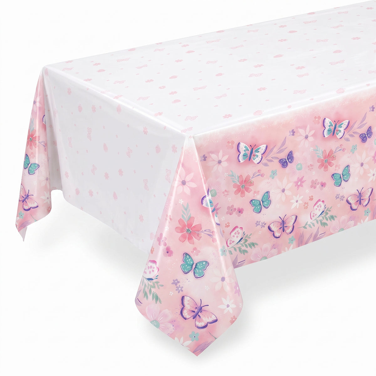 Butterfly Flutter Plastic Table Cover for Kids' Birthday Parties