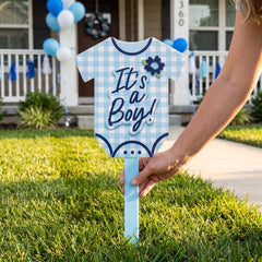 Charming "It's a Boy!" Baby Shower Lawn Sign