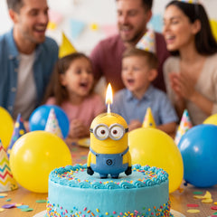 Despicable Me Minion Molded Birthday Candle