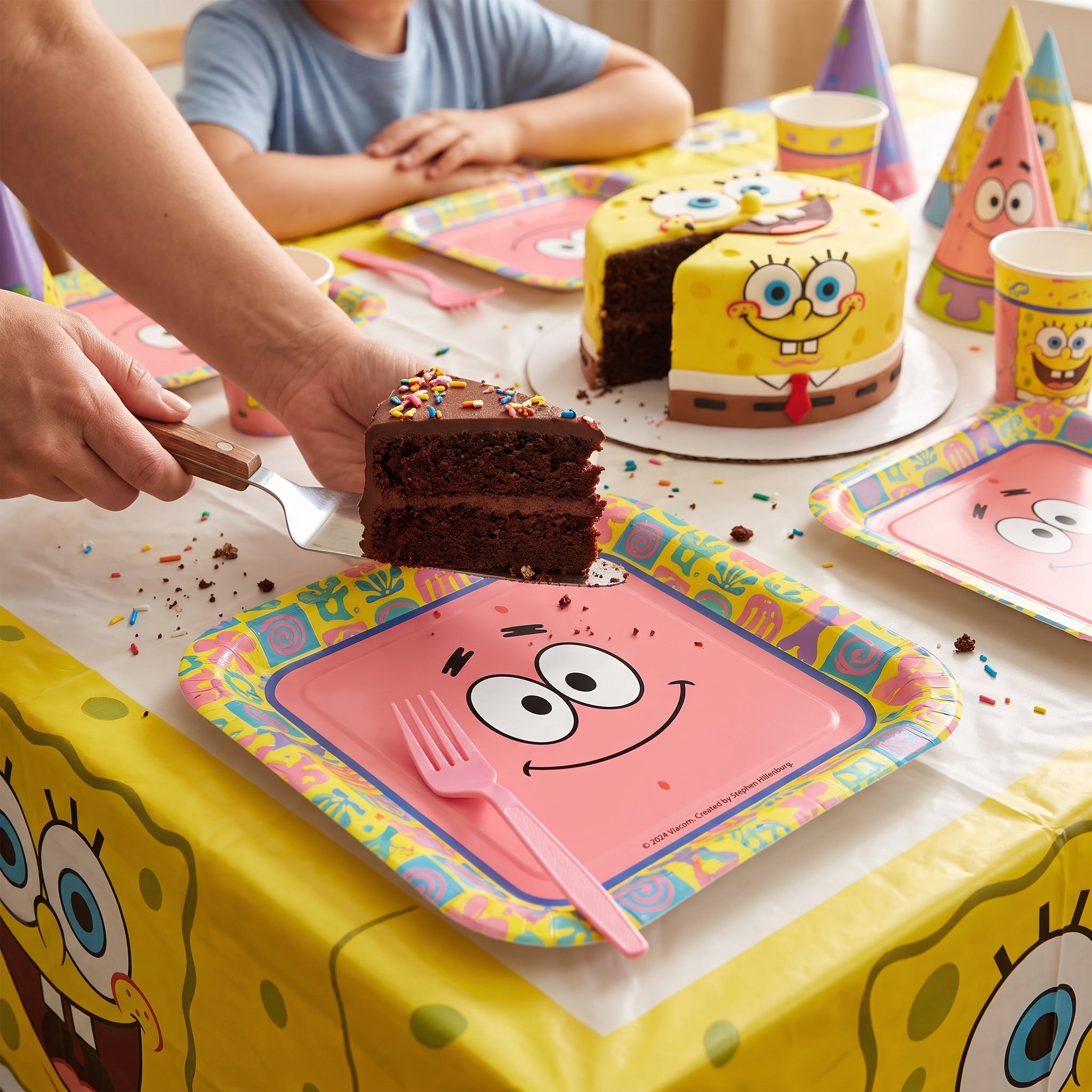 SpongeBob SquarePants 7" Square Paper Plates
