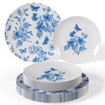 Botanical Blue and White 20/20 Combo Set