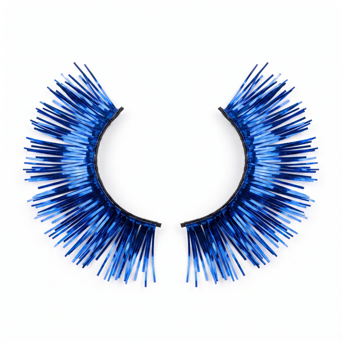 Self-Adhesive Royal Blue Tinsel False Eyelashes