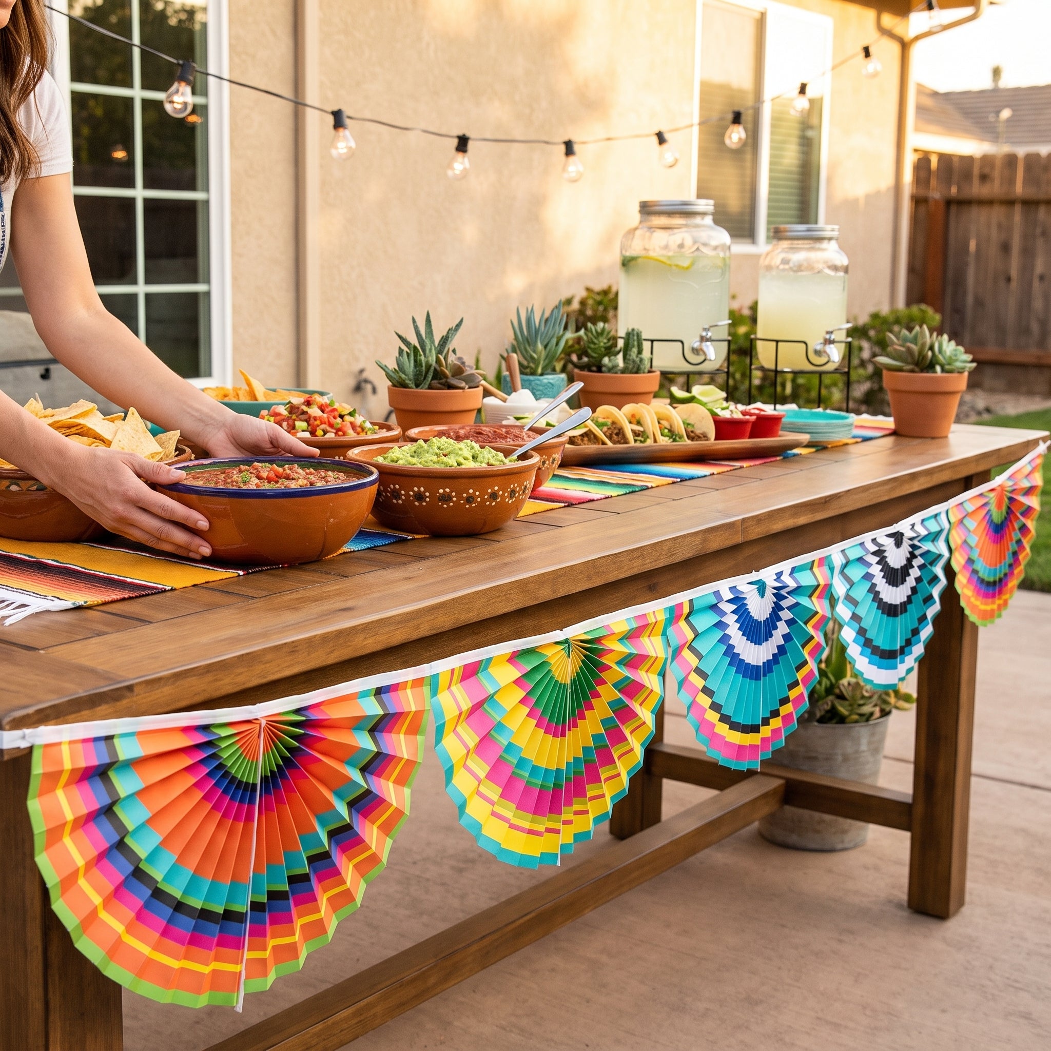 Colorful Serape Bunting Garland