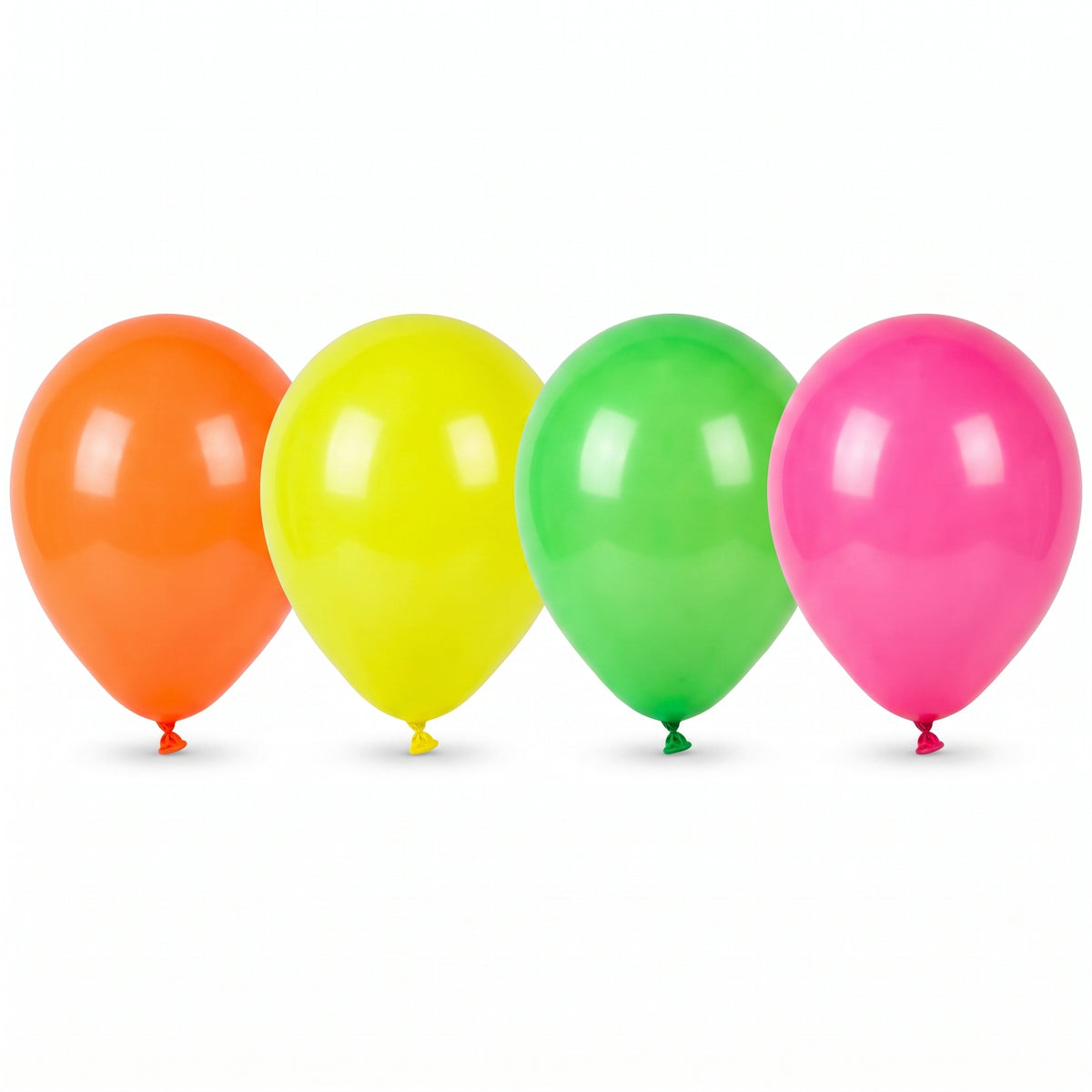 Vibrant Neon Assorted Latex Balloons - 25 Pack (5 Inch)