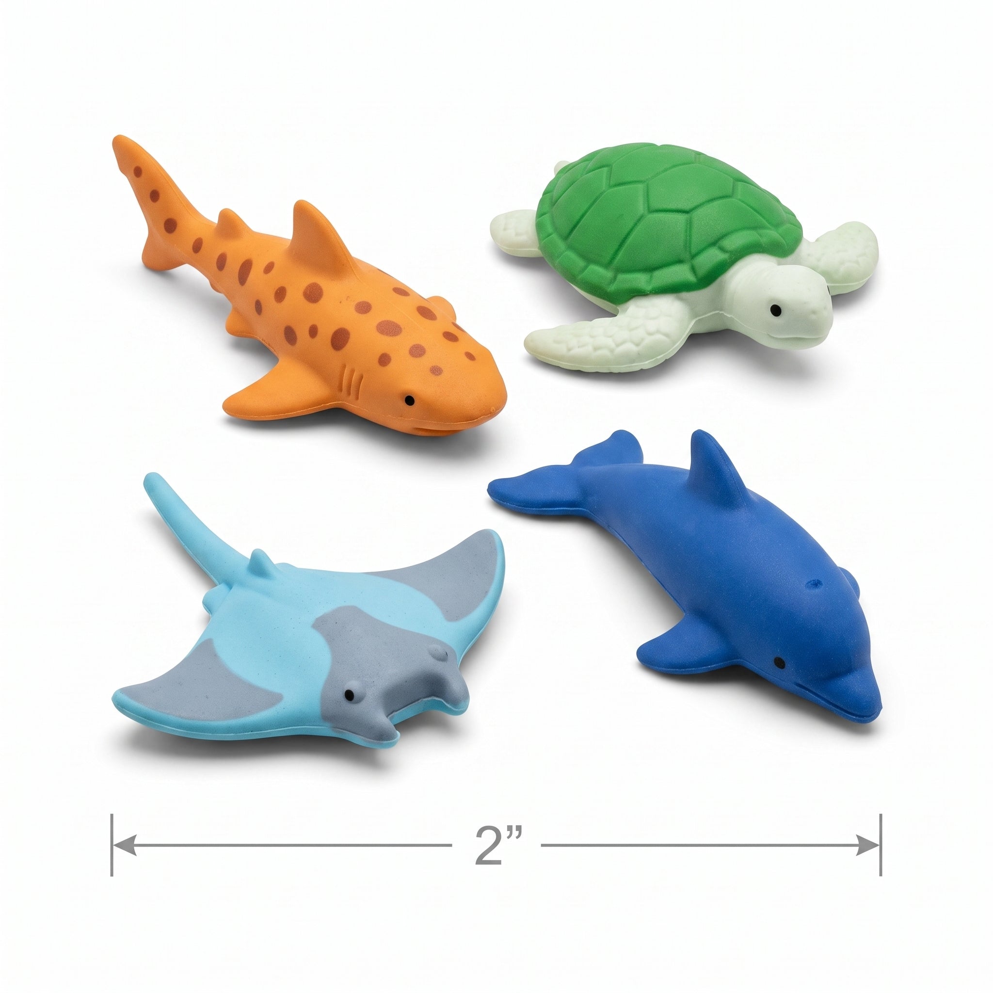 Sea Animal Erasers Mega Value Pack - 12 Count