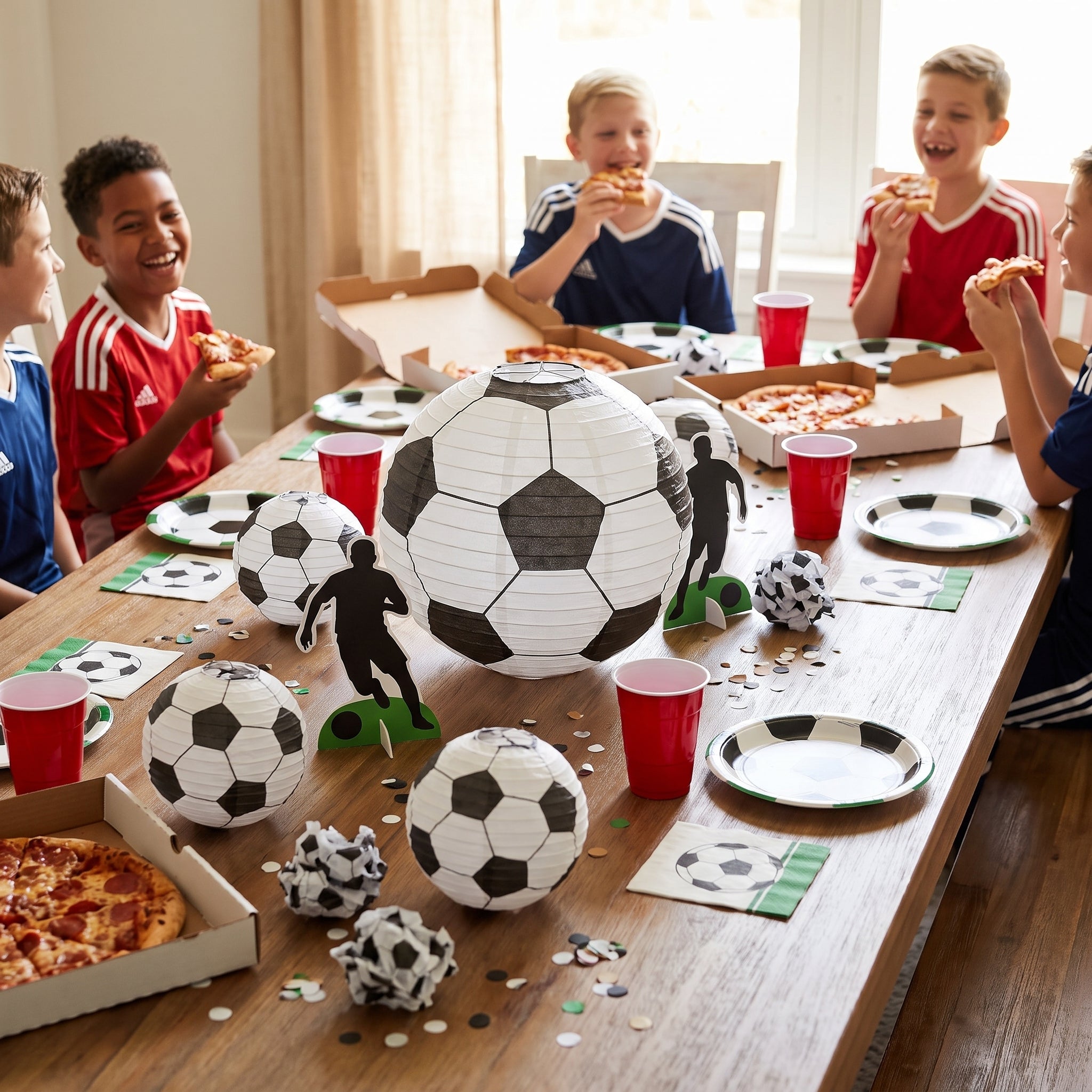Goal Getter Soccer Table Centerpiece Kit - 8-Piece Set