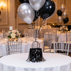 Black Mini Tote Balloon Weight