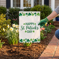 St. Patrick's Day Metal Yard Stake Canvas Sign