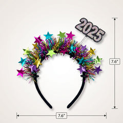 Starlight "2025" Headbopper Headband - Vibrant New Year's Eve Accessory