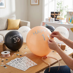 Silver Balloon Sticker Set - 133 Piece Pack