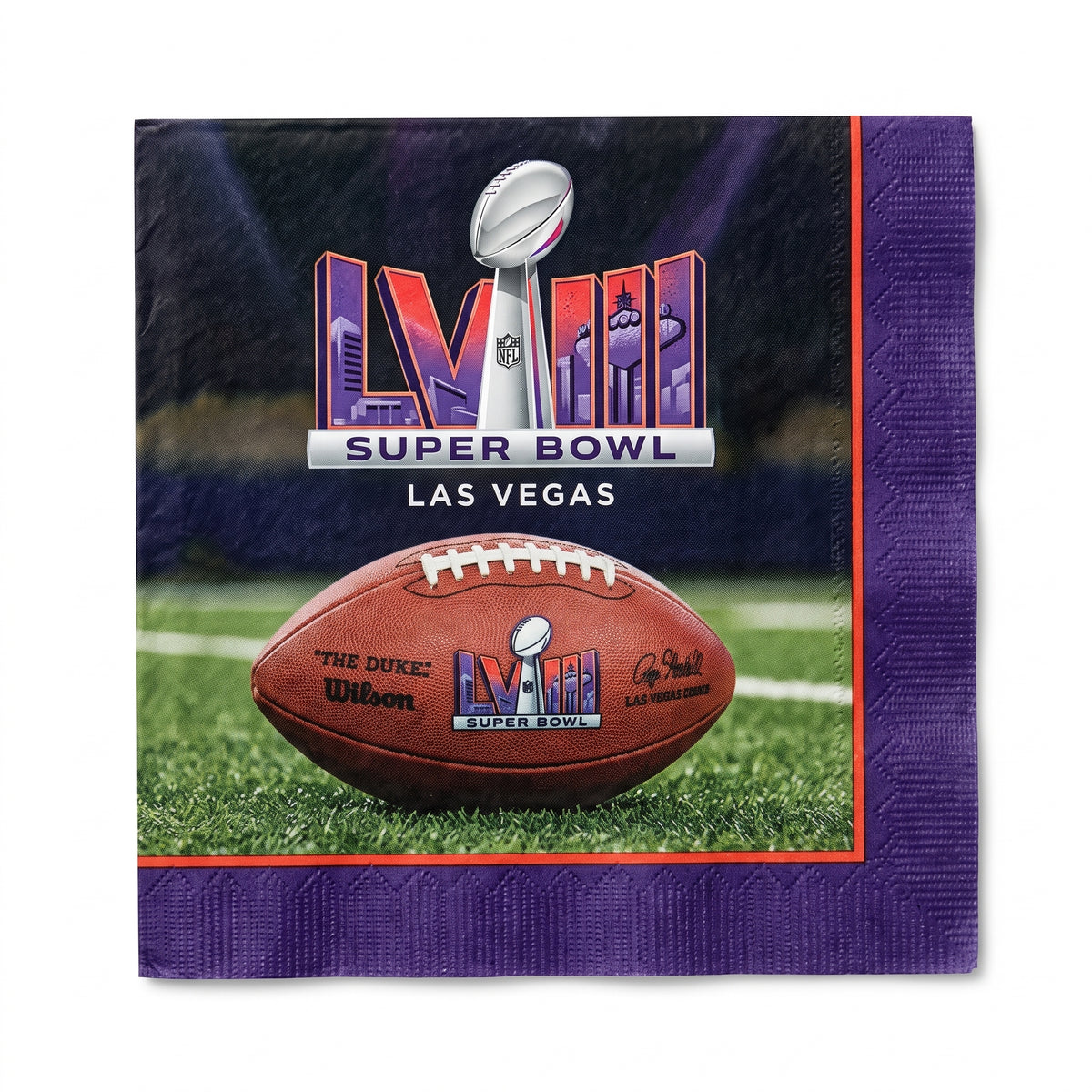 NFL Super Bowl LVIII Luncheon Napkins - 6.5 In. x 6.5 In.