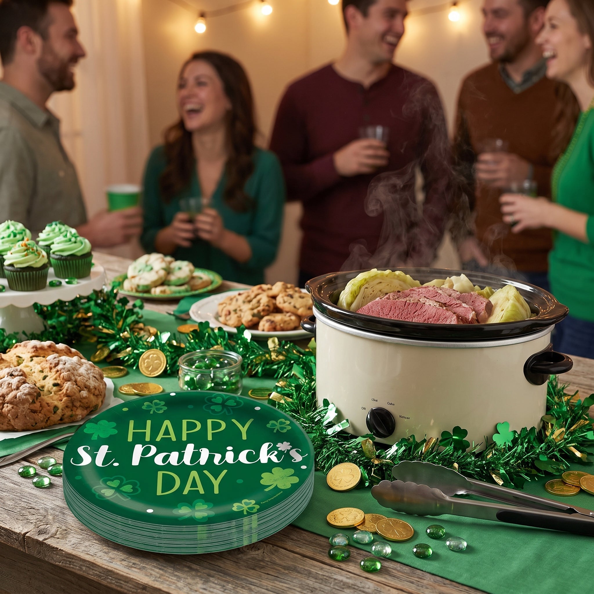 St. Patrick's Day Irish Blessings Paper Plates - 6.75"