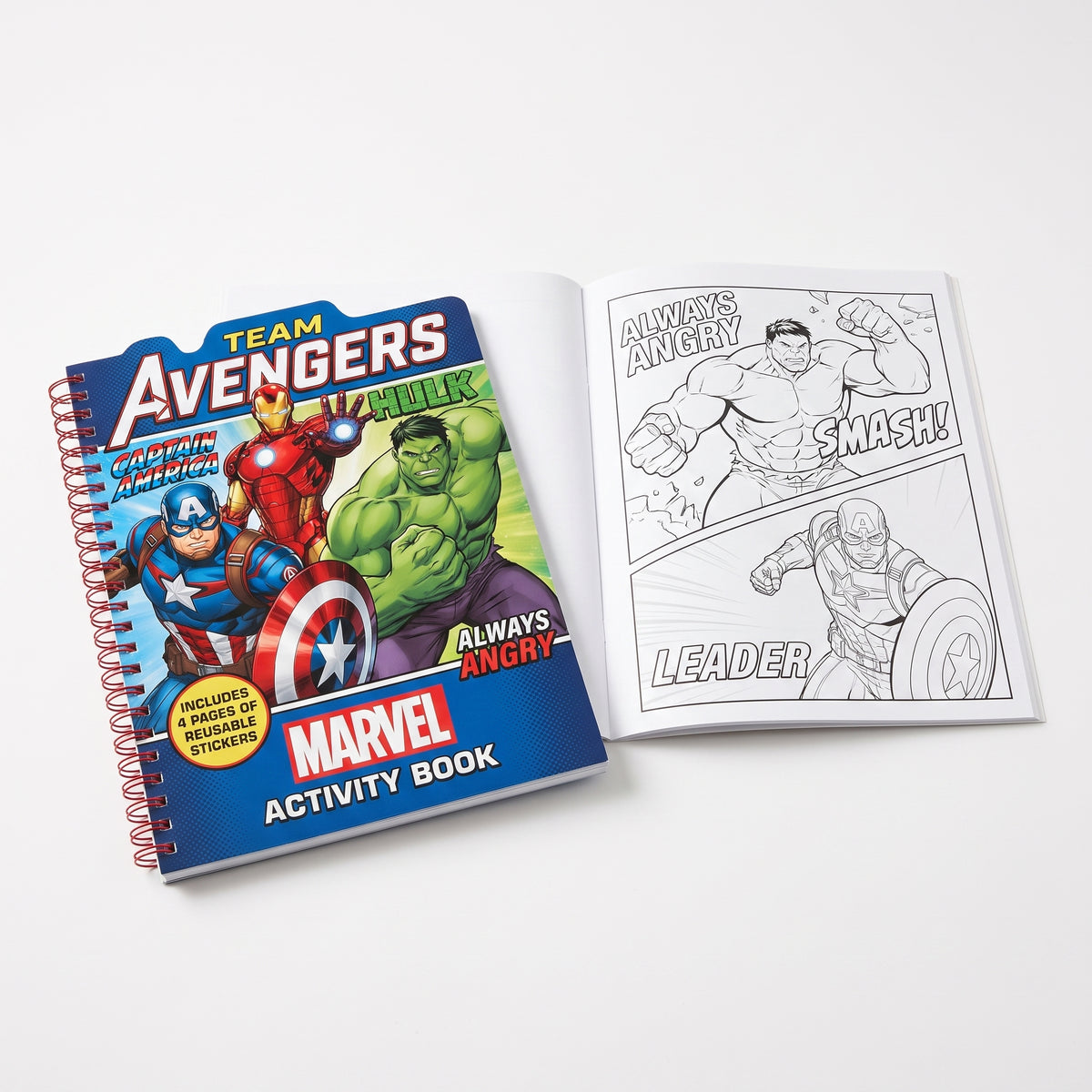 Marvel Avengers Activity Book & Sticker Set for Kids