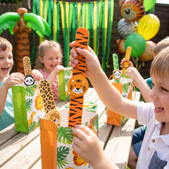 Get Wild Safari Slap Bracelet Party Favors - 4 Pack
