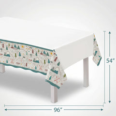 Wilderness Adventure Plastic Table Cover - 54x96 inches