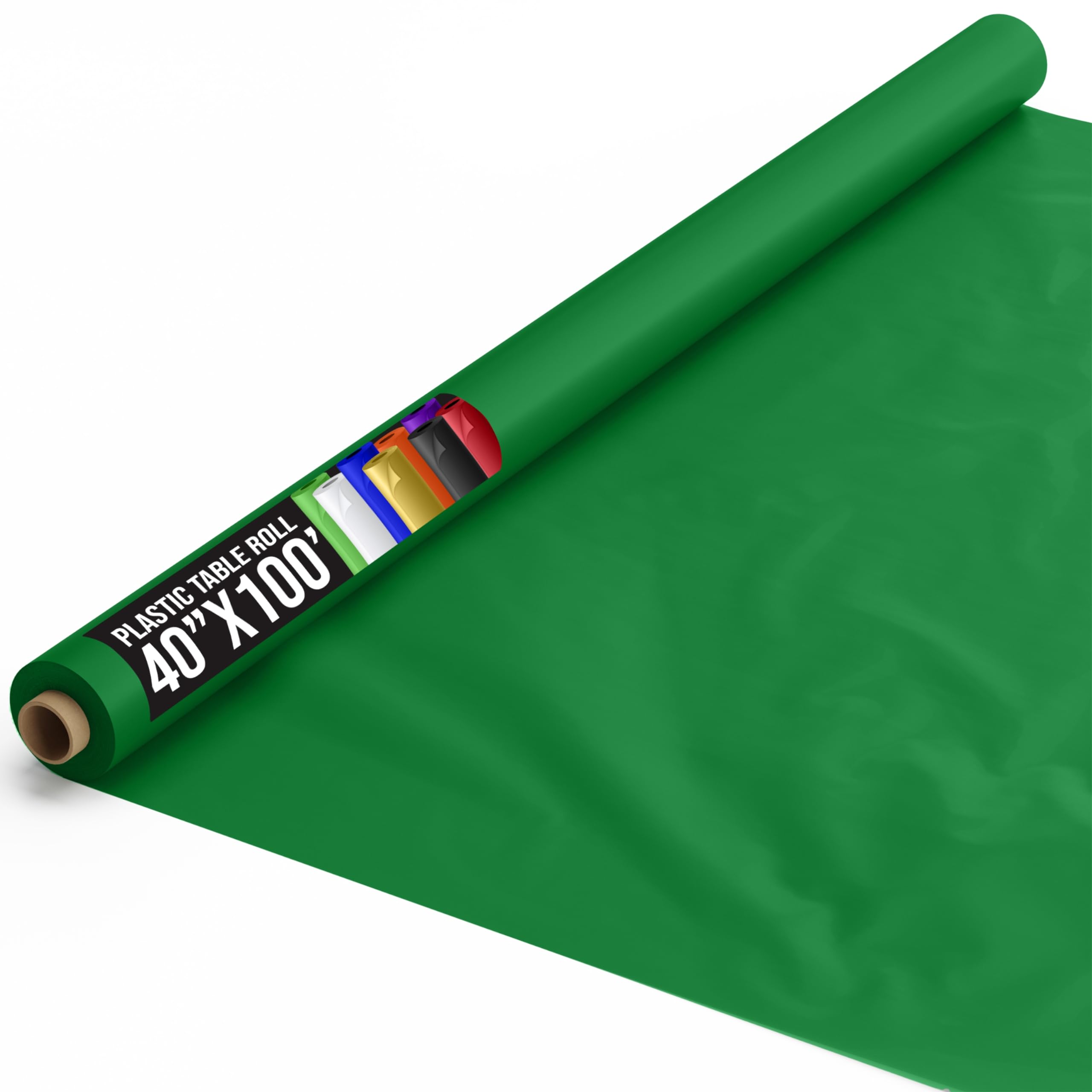 40 In. x 100 Ft. Emerald Green Table Roll