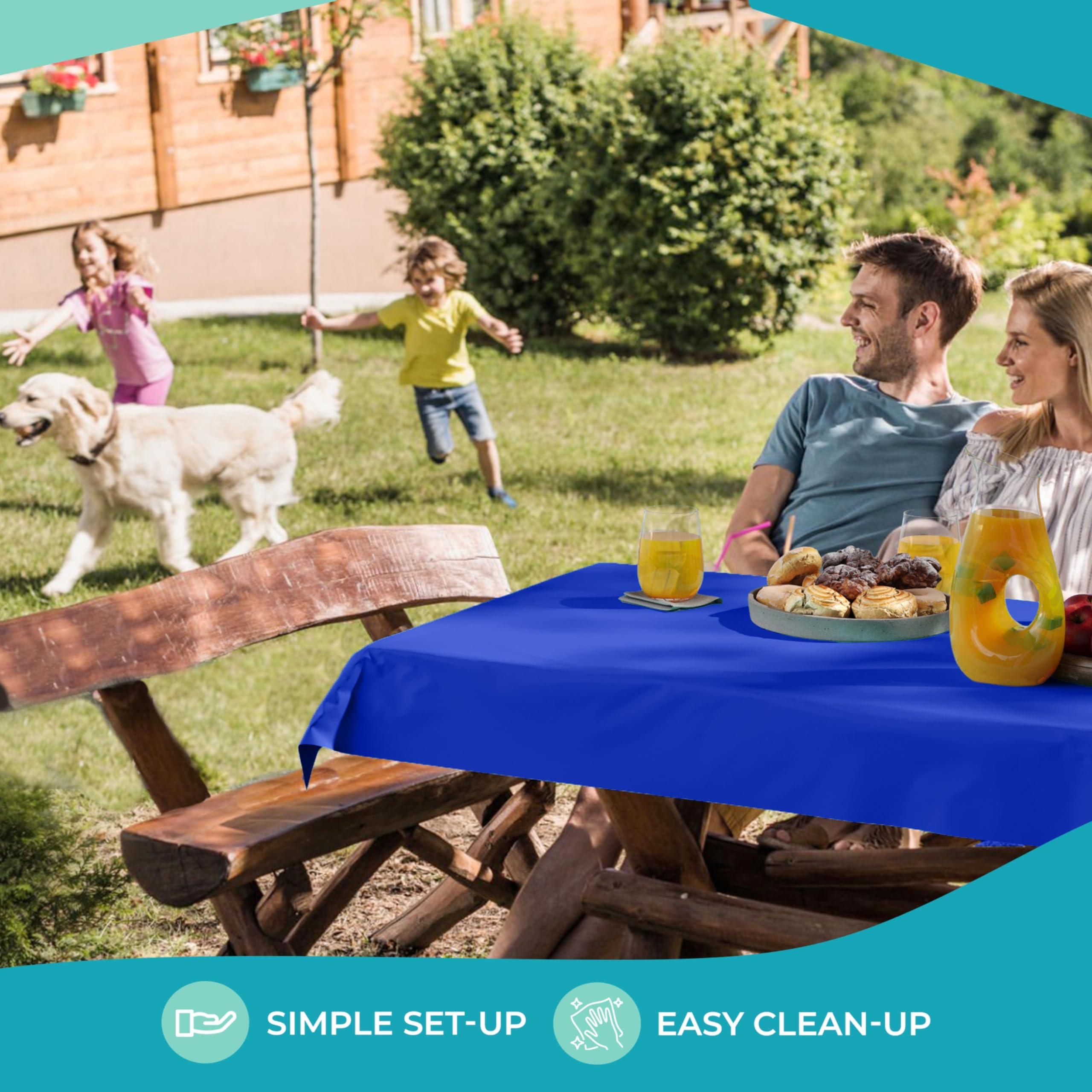 Unleashed - 40 In. x 300 Ft. Premium Dark Blue Table Roll