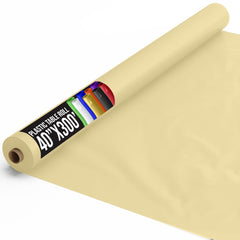 40 In. x 300 Ft. Premium Light Yellow Table Roll