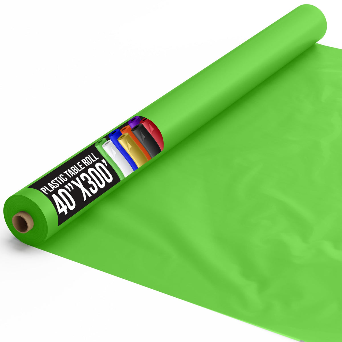 Little Gym - 40 In. x 300 Ft. Premium Lime Green Table Roll