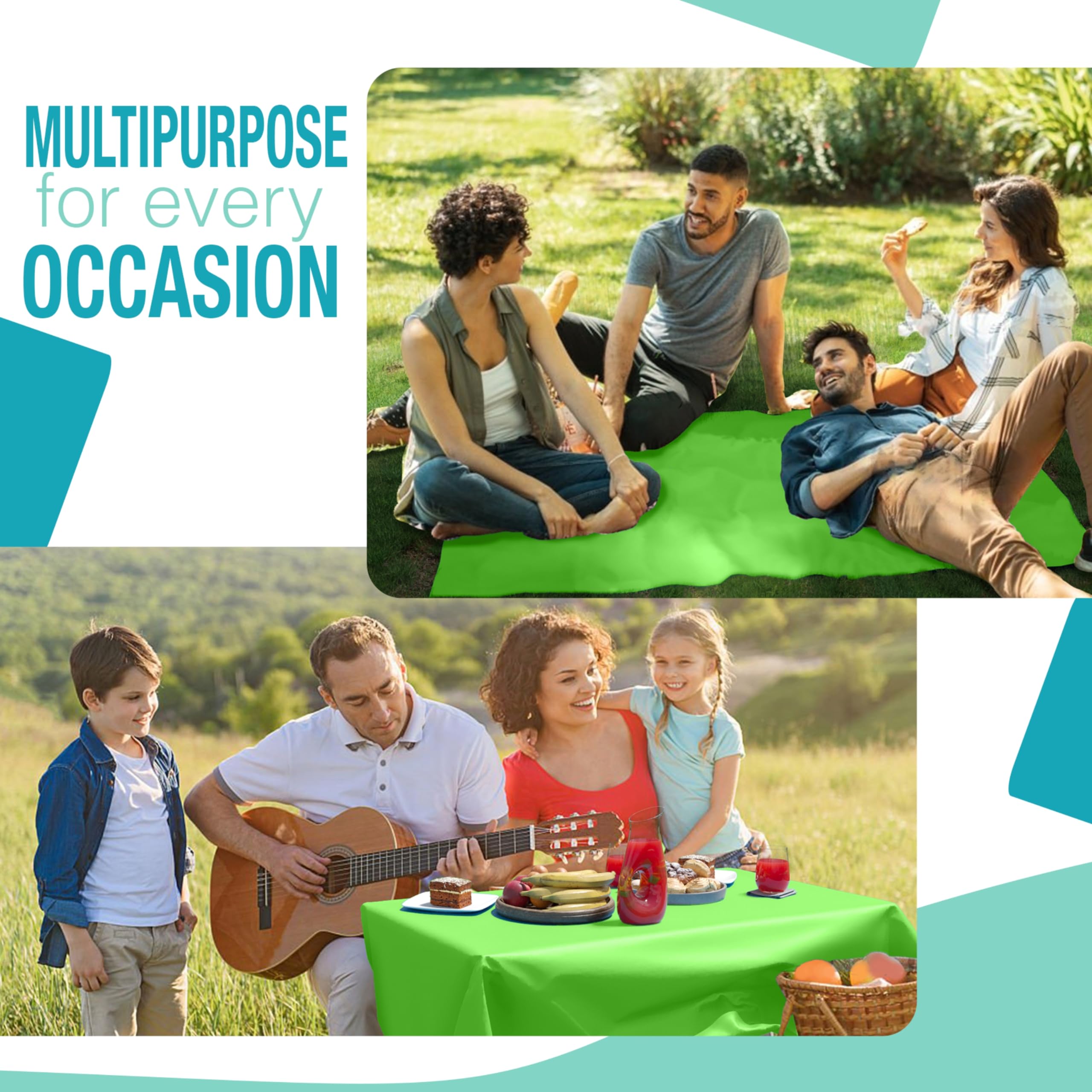 Unleashed - 40 In. x 100 Ft. Lime Green Table Roll