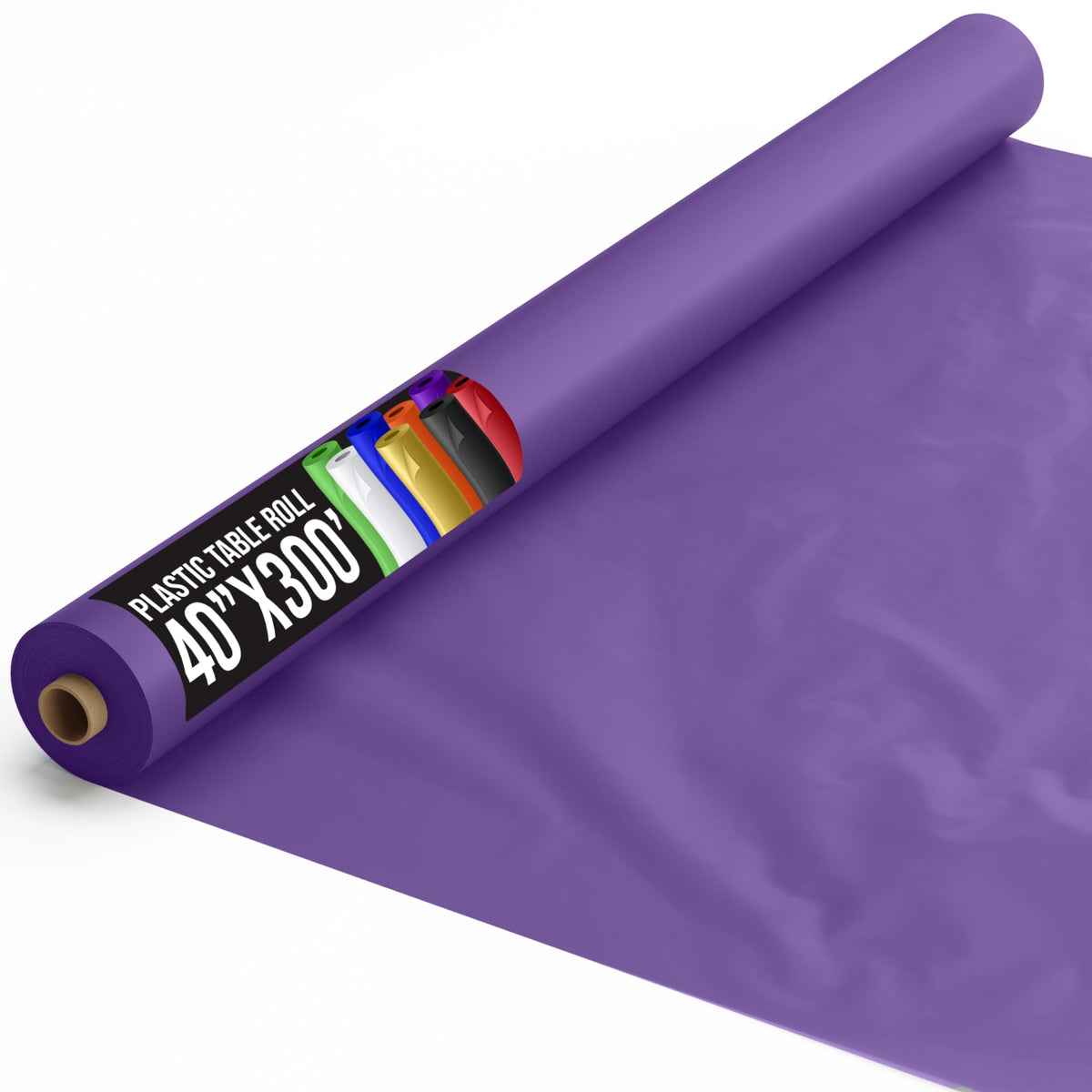 40 In. x 300 Ft. Premium Purple Table Roll