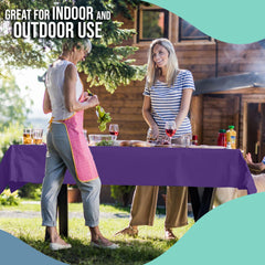 40 In. x 300 Ft. Premium Purple Table Roll | Case of 4