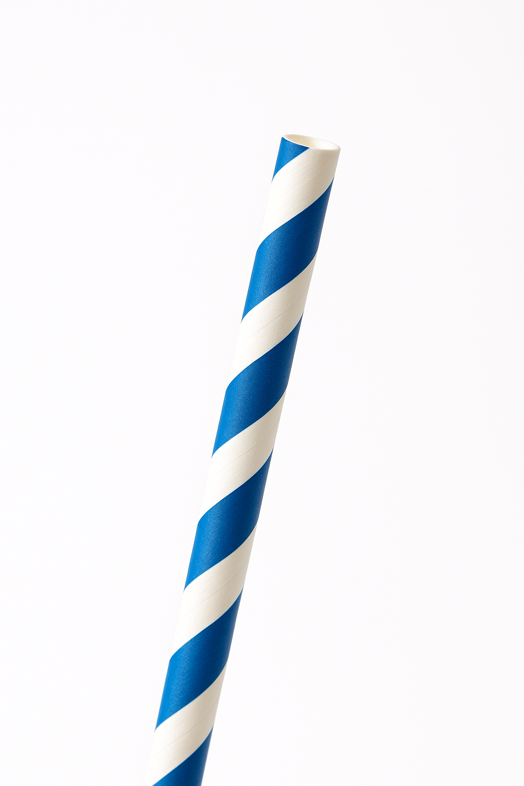Bright Royal Blue Paper Straws