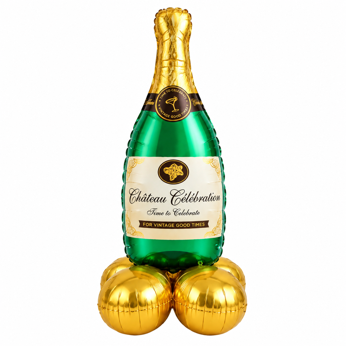 Airloonz Champagne Bottle Balloon - 50 Inch
