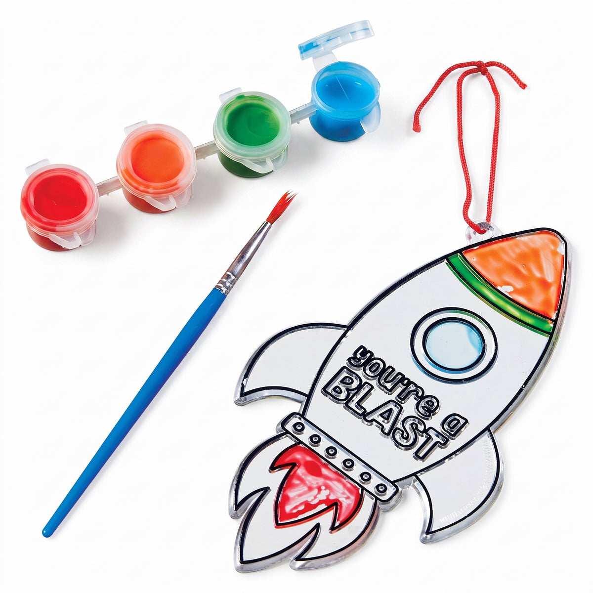 Rocket Ship Suncatcher Craft Kit for Kids