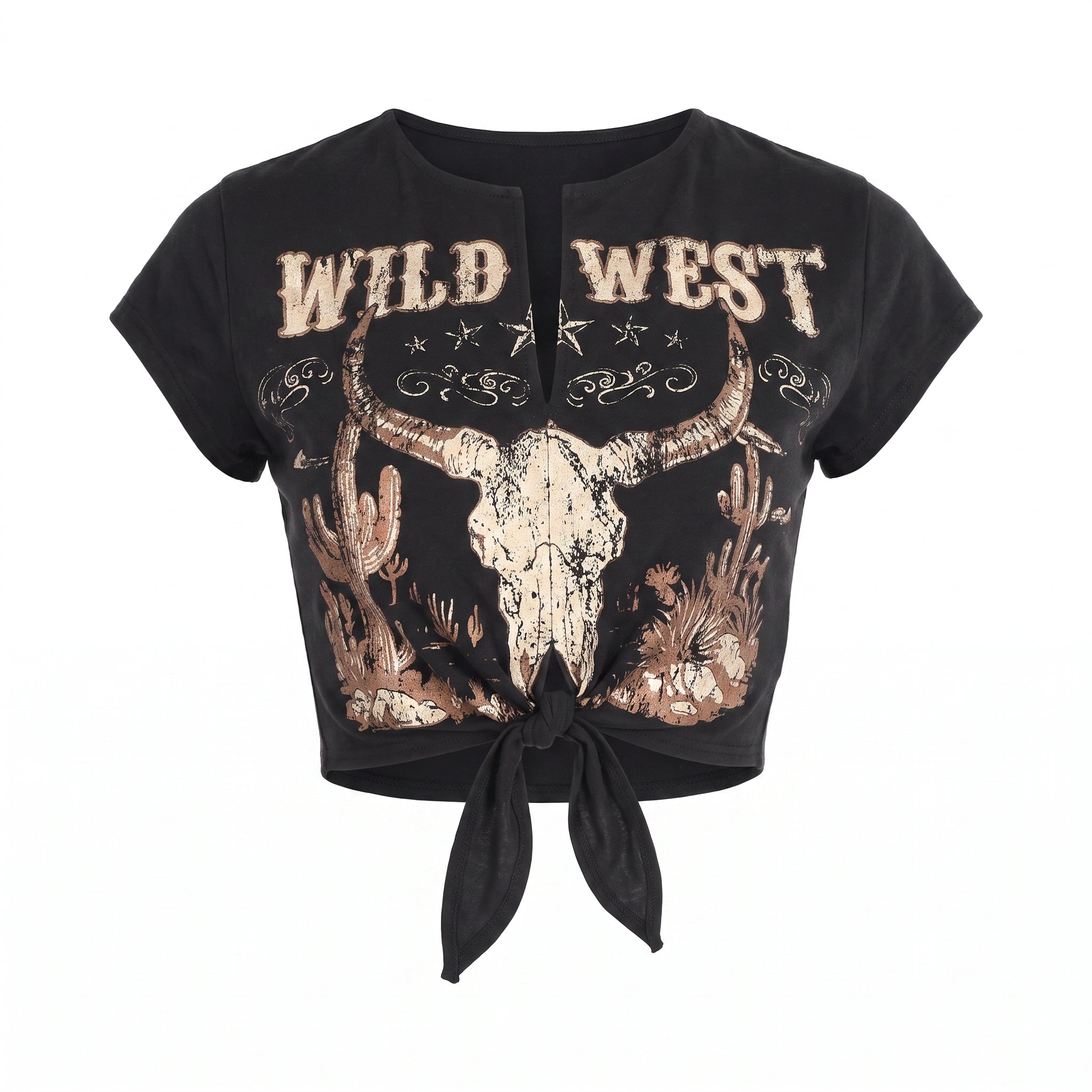 Wild West Women's Halloween T-Shirt - Adult S/M