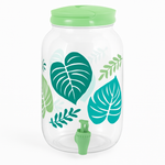 Jungle Palm Leaf Beverage Dispenser - 2.5 Gallon