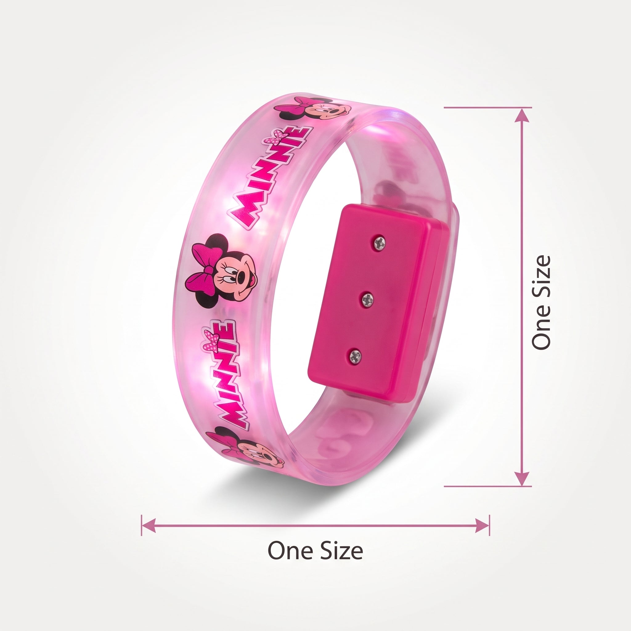 Minnie Mouse Light-Up Bracelets - Party Favors (4-Pack)