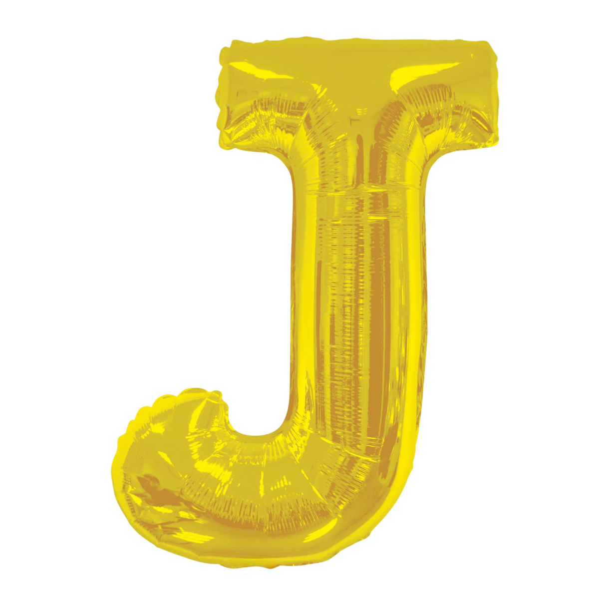 34" Gold Letter - J Balloon