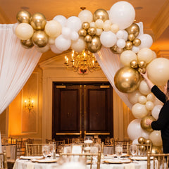 Luxurious Gold Latex Balloons - 11" | Pack of 100