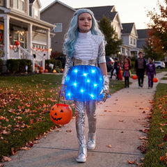 Disney Zombies 3 Addison Alien Girl's Halloween Costume with Light-Up Features