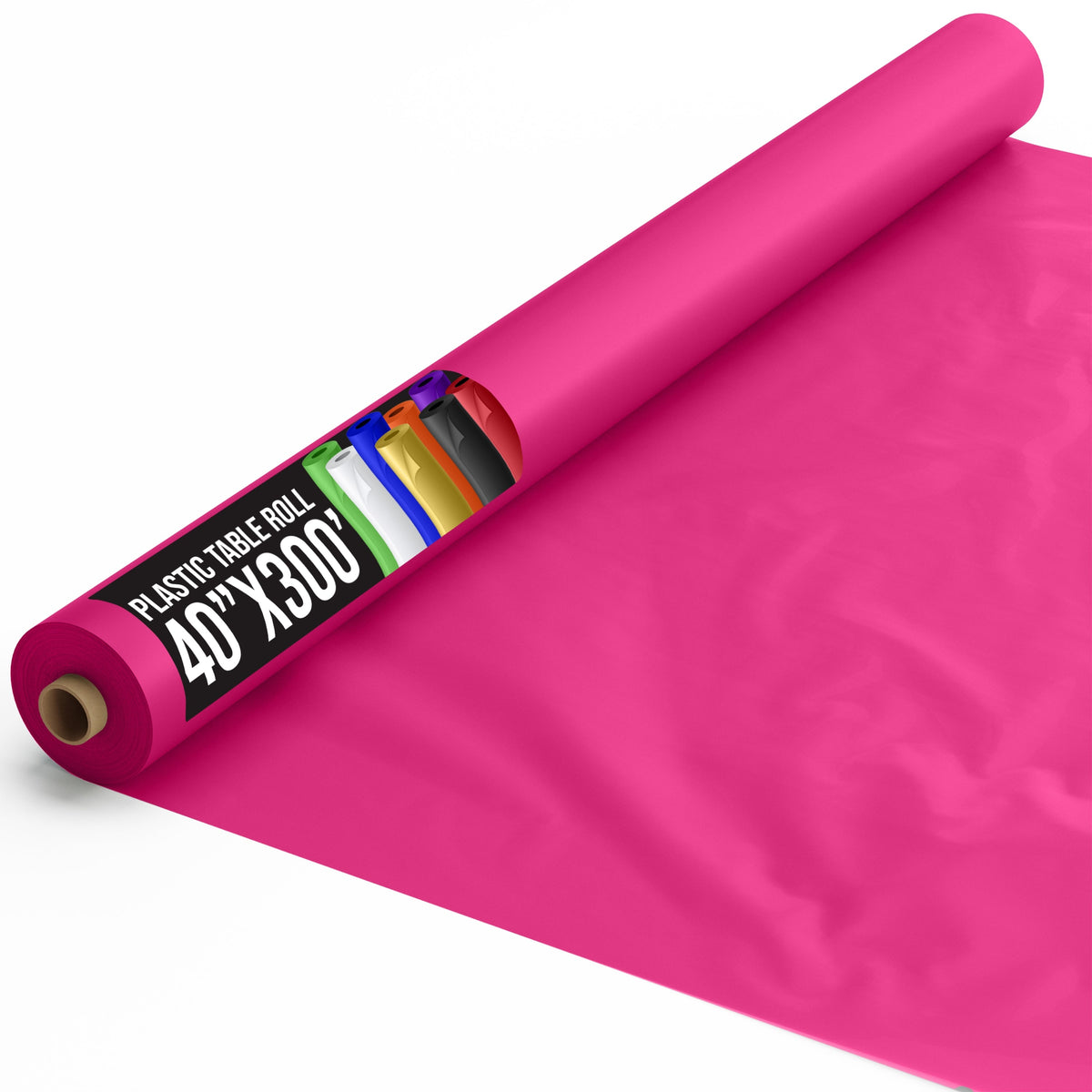 Little Gym - 40 In. x 300 Ft. Premium Hot Pink Table Roll