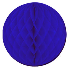 19in. Dark Blue Honeycomb Ball